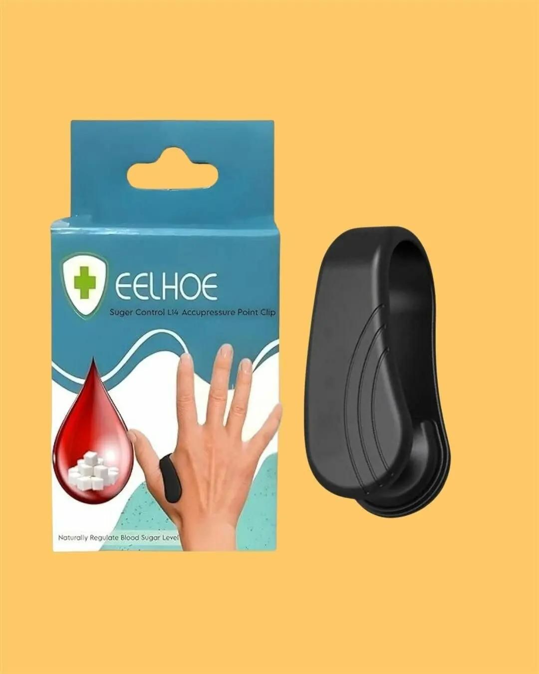 LI4 Acupressure Point Clip for Sugar Control – Natural Wellness Pressure Therapy Tool (Pack of 2)