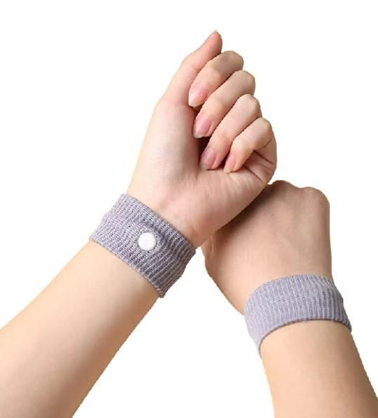 Motion Sickness Relief Wristbands – Natural Nausea & Travel Sickness Remedy (Pair of 2, Pack of 1)
