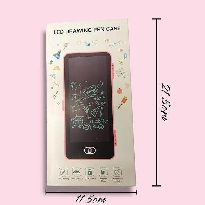 LCD Writing Tablet for Kids – Portable Drawing Pad with Stylus | Reusable Pen Case Design (Pack of 1)