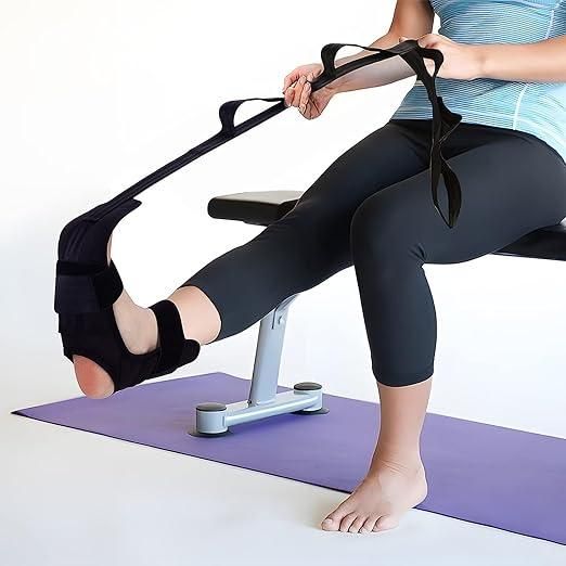 Foot & Leg Stretcher Belt – Flexibility Trainer for Yoga, Dance, Rehab & Sports Recovery (Pack of 1)