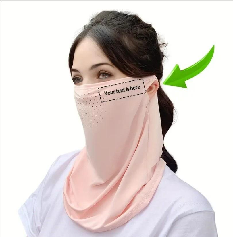 Neck-Length Anti-Dust Filter Mouth Mask – Breathable Sun Protection Face Cover with Ear Loops (Pack of 1)