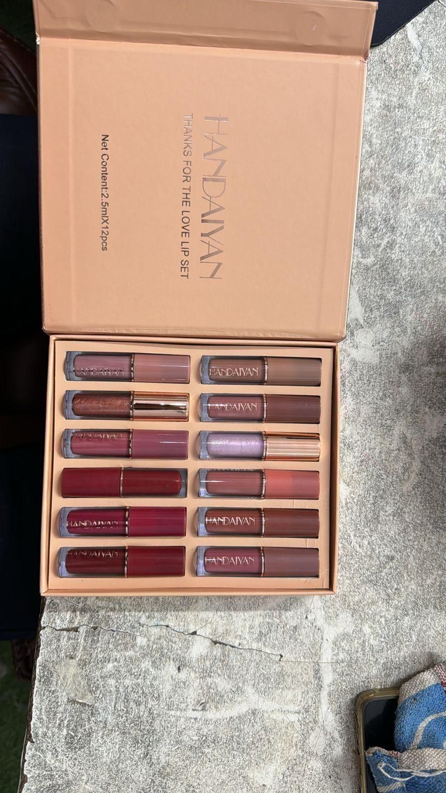 Velvet Matte Liquid Lipstick Set – 12 Shades | Long-Lasting, Waterproof & Smudge-Proof Lip Color for Women