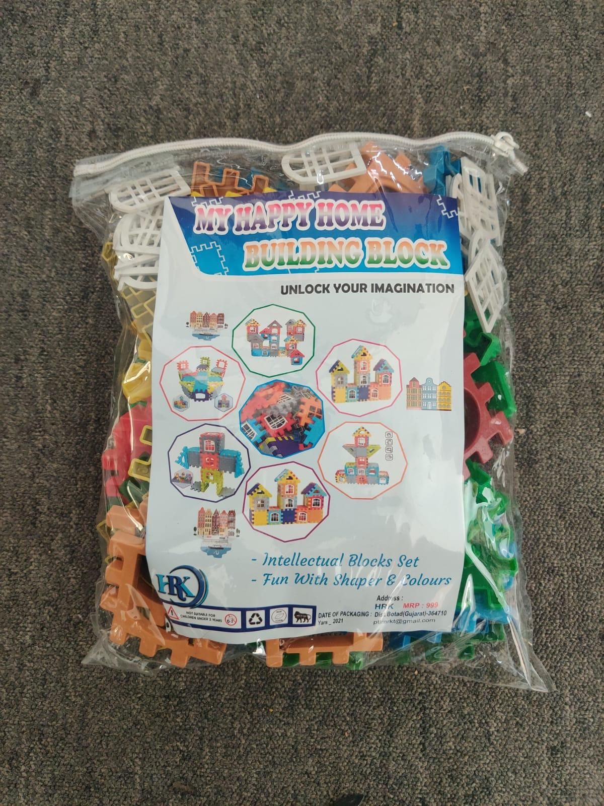 50-Piece Building Blocks Set for Kids – Educational Toy with Windows (Age 2–5)