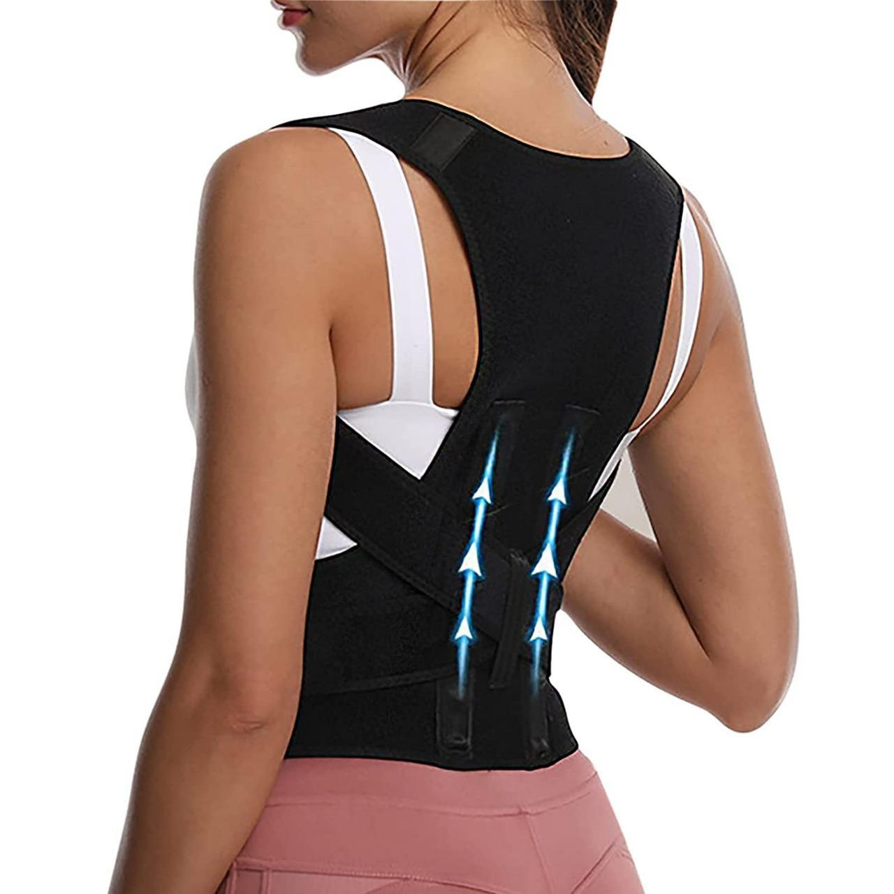 Back & Abdomen Support Posture Corrector Belt – Pain Relief & Spinal Alignment Brace (Pack of 1)