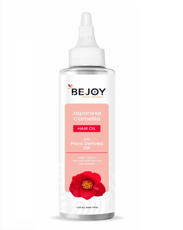 Bejoy Japanese Camellia Hair Oil – 120ml (Pack of 2) | Nourishing Blend with Sesame, Coconut & Vitamin E