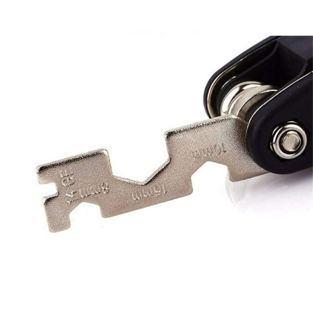 15-in-1 Multipurpose Bicycle & Home Tool Kit – Compact Alloy Steel Wrench Set (Pack of 1)