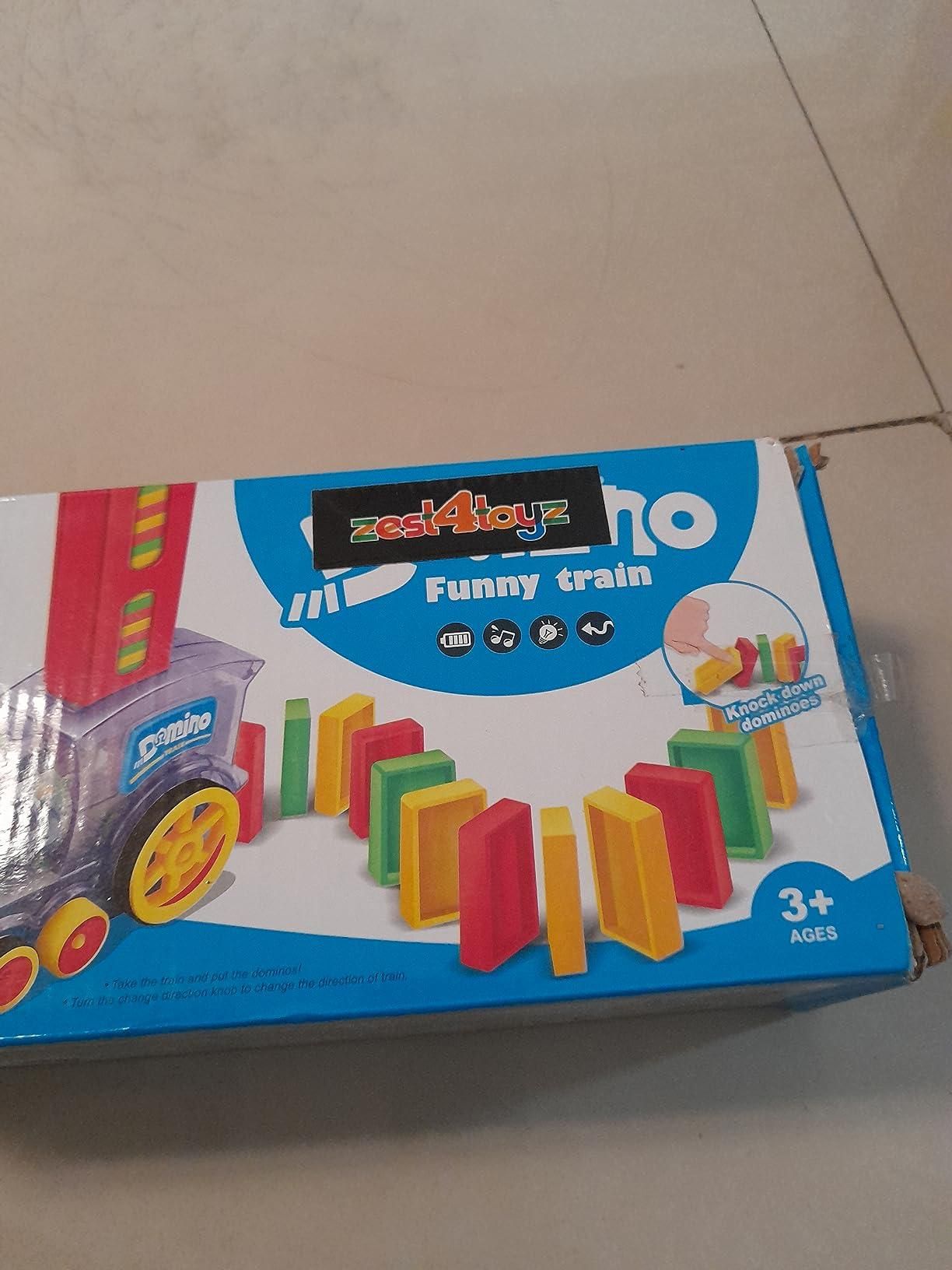 Domino Train Toy for Kids – Colorful, Fun & Safe with Sound Effects (40 Pieces)