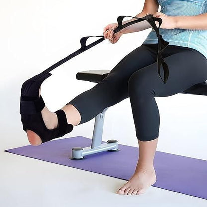 Foot & Leg Stretcher Belt – Flexibility Trainer for Yoga, Dance, Rehab & Sports Recovery (Pack of 1)