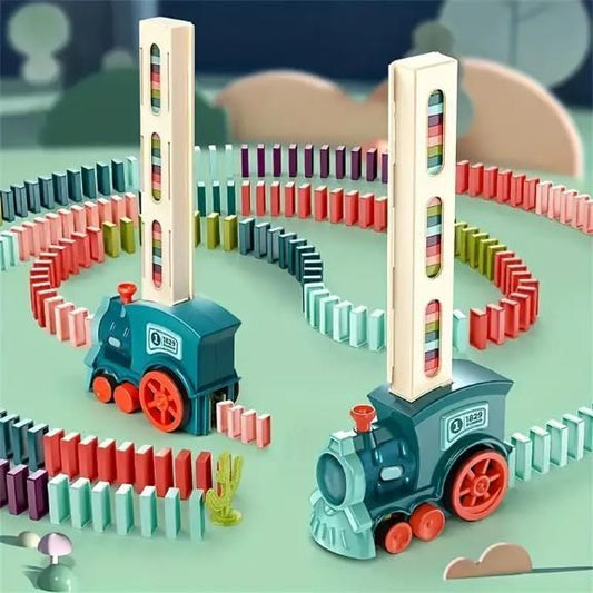 Domino Train Toy for Kids – Colorful, Fun & Safe with Sound Effects (40 Pieces)