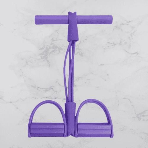 4-Tube Yoga Pedal Puller Resistance Band – Full Body Fitness & Stretching Equipment