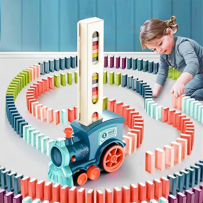 Domino Train Toy for Kids – Colorful, Fun & Safe with Sound Effects (40 Pieces)