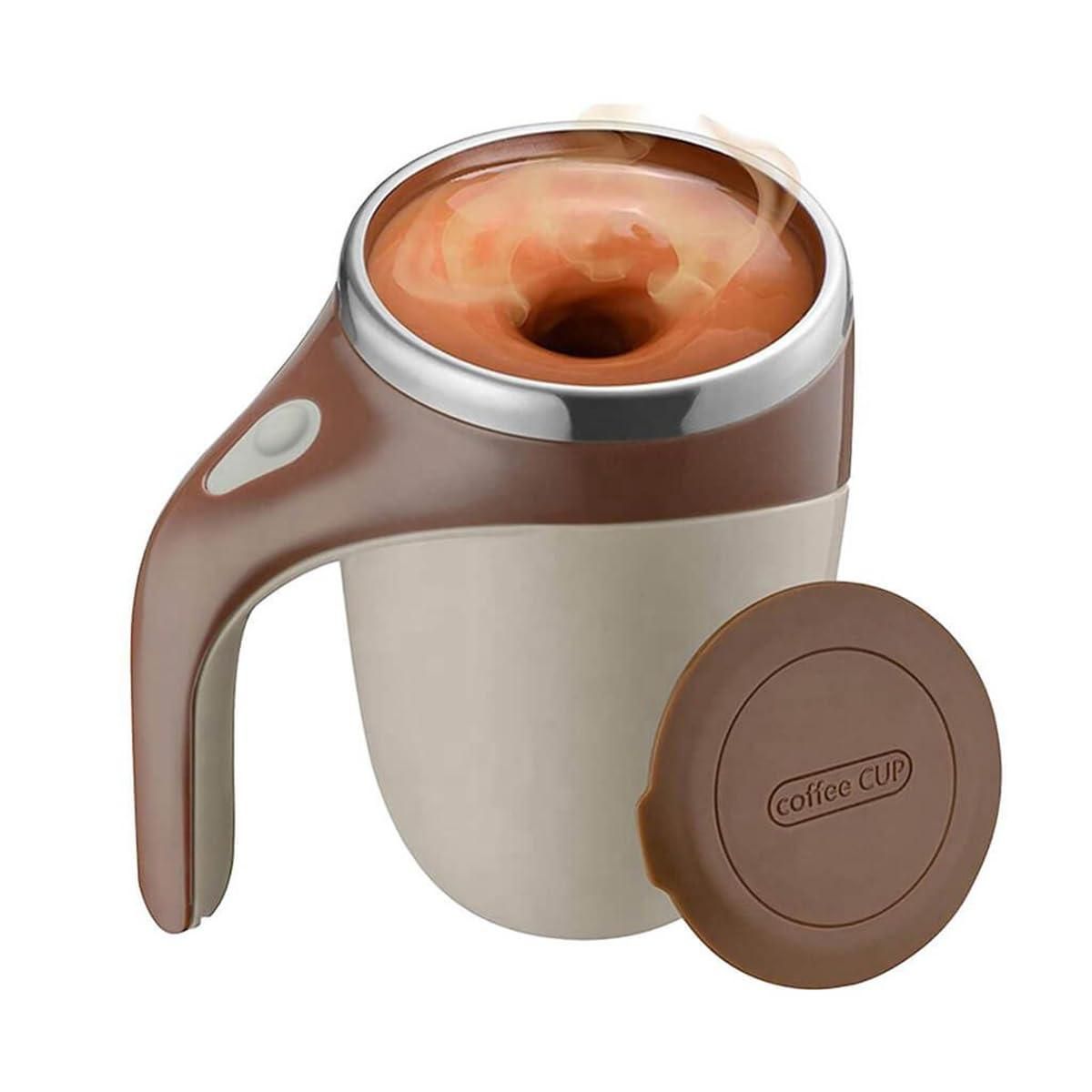 Self-Stirring Magnetic Mug – Automatic Mixer Cup for Coffee, Tea & Drinks | USB Rechargeable (Pack of 1)