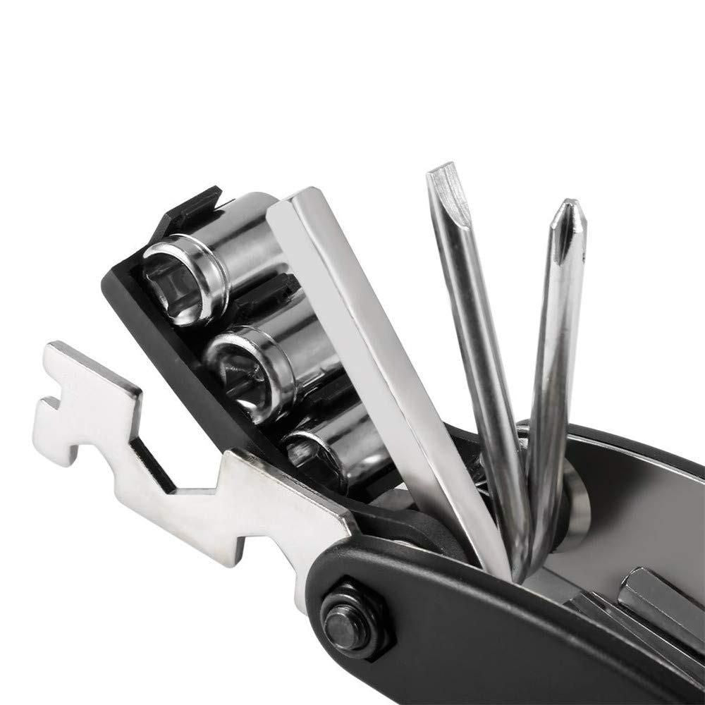 15-in-1 Multipurpose Bicycle & Home Tool Kit – Compact Alloy Steel Wrench Set (Pack of 1)