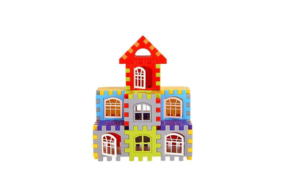 50-Piece Building Blocks Set for Kids – Educational Toy with Windows (Age 2–5)