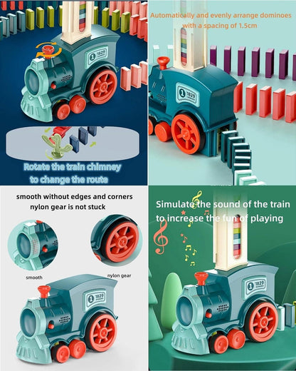 Domino Train Toy for Kids – Colorful, Fun & Safe with Sound Effects (40 Pieces)